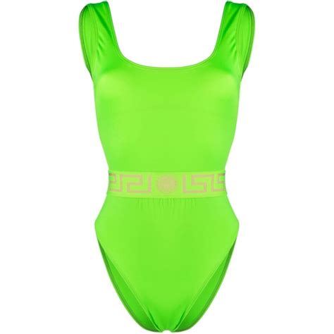 costumi versace donna verde|Costumi Versace in Cotone Verde taglia M International .